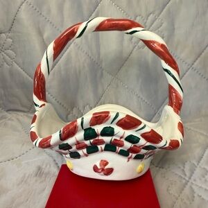 Vintage Handled candy dish by Lillian Vernon